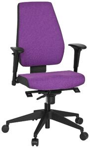 OTOČNÁ STOLIČKA, plochá tkanina, lila, čierna, tmavosivá MID.YOU - Online Only kancelárie, Online Only