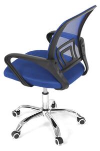 Detská otočná stolička modrá KA-L103 BLUE