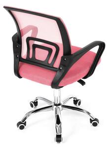 Detská otočná stolička ružová KA-L103 PINK