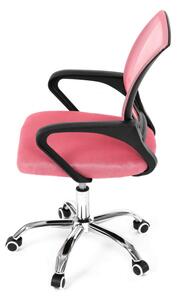Detská otočná stolička ružová KA-L103 PINK
