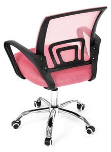 Detská otočná stolička ružová KA-L103 PINK