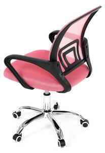 Detská otočná stolička ružová KA-L103 PINK