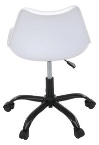 Kancelárska stolička biela KA-X7055 WT