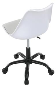 Kancelárska stolička biela KA-X7055 WT