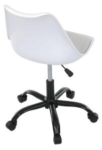 Kancelárska stolička biela KA-X7055 WT