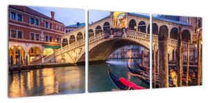 Obraz na stenu - most v Benátkach (Obraz 90x30cm)