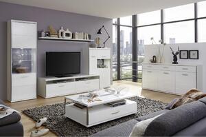 OBÝVACIA STENA, sivá, strieborná, biela Livetastic - Obývacie steny, Online Only