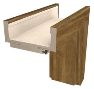 Obložková zárubňa Naturel 60 cm pre hrúbku steny 7,5-9,5 cm pravá O1DPL60P