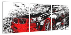 Obraz automobilu - moderný obraz (Obraz 90x30cm)