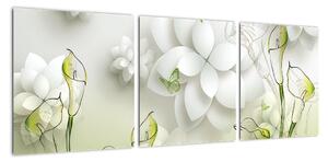 Moderný obraz - kvety (Obraz 90x30cm)