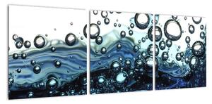Obraz vodných bublín (Obraz 90x30cm)