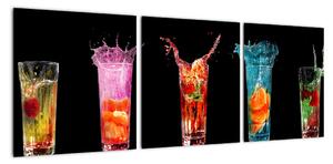 Obraz do kuchyne - letné drinky (Obraz 90x30cm)