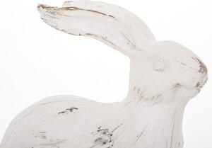 Zajac biely vintage 16,5x18x9cm