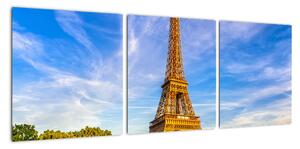 Obraz: Eiffelova veža, Paríž (Obraz 90x30cm)