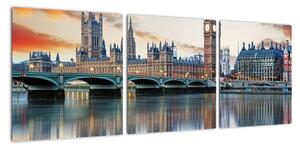 Obraz Londýna, Big ben (Obraz 90x30cm)