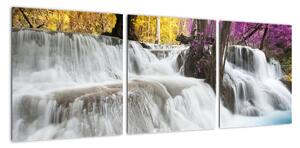 Obraz vodopádu (Obraz 90x30cm)