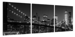 Obraz - nočné most (Obraz 90x30cm)