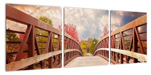 Cesta cez most - obraz (Obraz 90x30cm)