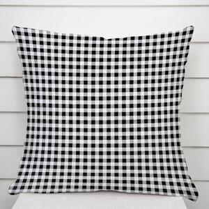 Biante Bavlnená obliečka na vankúš Sandra SA-060 Čierno-biele kocky 40 x 40 cm