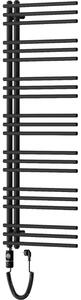 Mexen Neptun, elektrické vykurovacie teleso 1400 x 500 mm, 600 W, čierna, W101-1400-500-2600-70