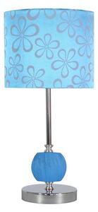 Stolná lampa CORT modrá 1/E27, H40cm