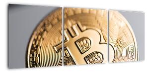 Obraz - Bitcoin (Obraz 90x30cm)