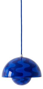 &Tradition Závesná lampa Flowerpot VP1, cobalt blue/twilight blue pattern 133082A171