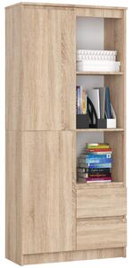 Ak furniture Skriňa Rexa 80 cm dub sonoma