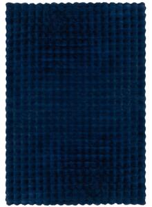 Flair Rugs , Kusový koberec Waffle Faux Fur Navy, 180x290, modrá, obývacia izba