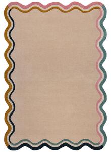 Flair Rugs Kusový koberec Wool Scallop Leo Border Multi - 120x170 cm