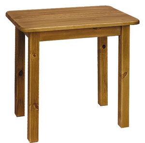 Stôl, rovné nohy, šírka 60cm - ST02: Borovica 60x100cm oblé hrany