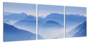 Modré hory - obrazy na stenu (Obraz 90x30cm)
