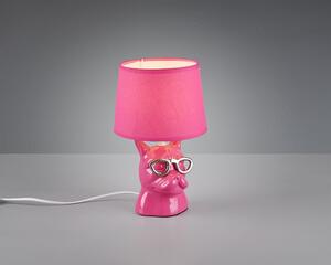 TRIO Reality R50231093 Dosy stolová lampička 1xE14 ružová