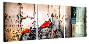 Obraz motocykla (Obraz 90x30cm)