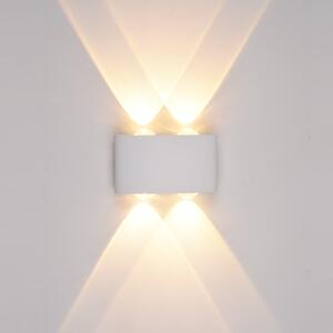 PL-261W ITALUX Gilberto moderné exteriérové nástenné svietidlo 4W=280lm LED biele svetlo (3000K) IP54