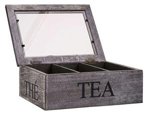 CAMPAGNE Škatuľa na čaj 3 priehradky