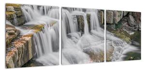 Obraz vodopádov (Obraz 90x30cm)