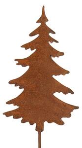 Rustikálny hrdzavý zápich stromček Christmas Tree Rust M - 11*1*50 cm - Clayre & Eef