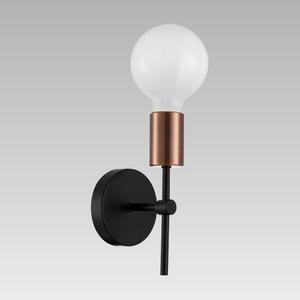 PREZENT 17204 BALL nástenné svietidlo 100 mm 1xE27/G95/40W,matná čierna,bronz