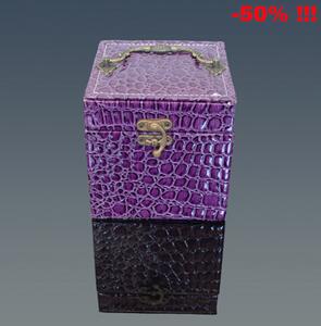 Kufrík na šperky fialový