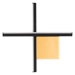 Dizajnové nástenné svietidlo Cross 30 zlatá