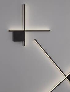 Dizajnové nástenné svietidlo Cross 50 čierna
