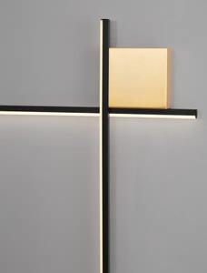 Dizajnové nástenné svietidlo Cross 80 zlatá