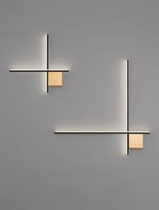 Dizajnové nástenné svietidlo Cross 50 zlatá
