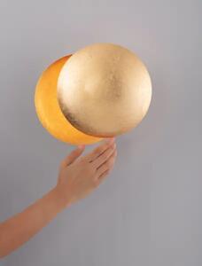 Dizajnové nástenné svietidlo Solei zlatá