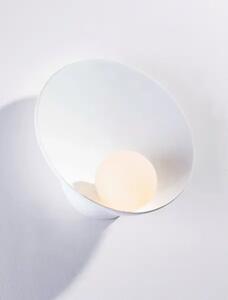 Dizajnové nástenné svietidlo Minim biela