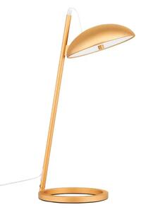 Dizajnová stolová lampa Flute zlatá