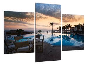 Obraz bazéna v Stredozemí (Obraz 90x60cm)