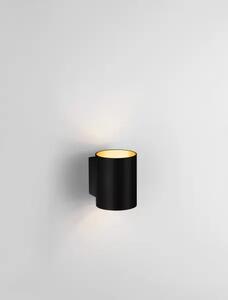 Moderné nástenné svietidlo Dazle čierna
