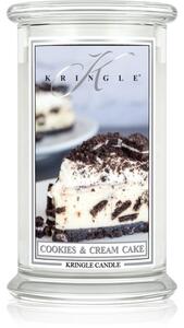 Kringle Candle Cookies & Cream Cake vonná sviečka s viečkom 623 g